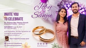 Joby & Sanju marriage