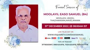 Funeral service of MOOLAYIL EASO Samuel