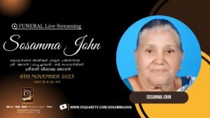 Funeral Service of Sosamma John