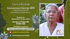 Annamma George – Kozhencherry