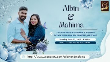 Wedding Live Streaming – Celebrate Albin and Mahima’s Special Day Online