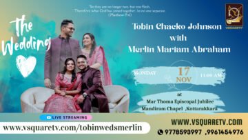 Wedding Live Stream Kottarakkara Kollam – Tobin & Merlin