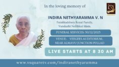 Funeral Livestreaming Service – Indira Nethyaramma V. N.