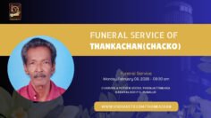 “Thankachan Funeral Live Stream – Kerala Service”